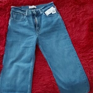 Abercrombie & Fitch High Rise Blue Denim Jeans